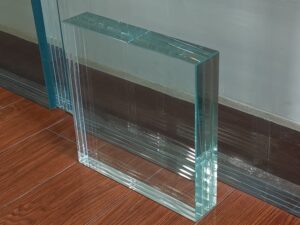 Multiple layers laminated glass