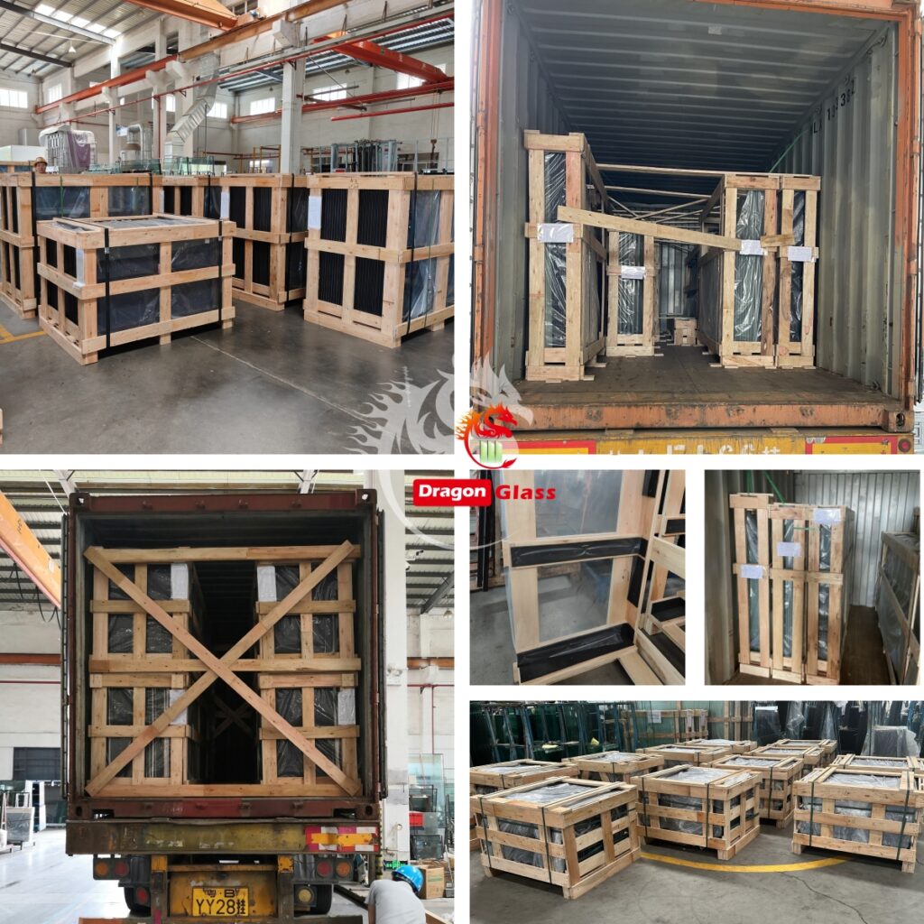 Shenzhen Dragon Glass Laminated Glass Supplier China Packing and Delivery